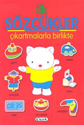 İlk Sözcükler Çıkartmalarla Birlikte - Kırmızı - 1