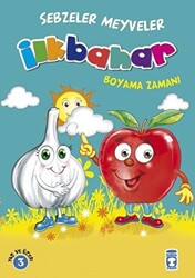 İlkbahar Boyama Zamanı - Sebzeler Meyveler - 1