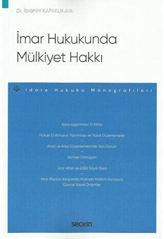 İmar Hukukunda Mülkiyet Hakkı - 1