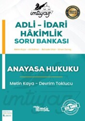 İmtiyaz Anayasa Hukuku Soru Bankası - 1