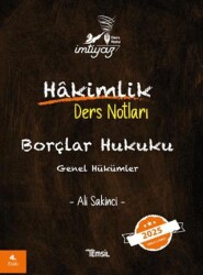 İmtiyaz Borçlar Hukuku Genel Hükümler Hakimlik Ders Notları - 1