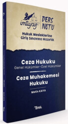 İmtiyaz HMGS Ders Notları Ceza Hukuku & Ceza Muhakemesi Hukuku - 1