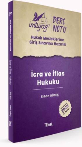 İmtiyaz HMGS Ders Notları İcra ve İflas Hukuku - 1