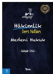 İmtiyaz Medeni Hukuk Hakimlik Ders Notları - 1