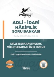 İmtiyaz Milletlerarası Hukuk - Milletlerarası Özel Hukuk Soru Bankası - 1