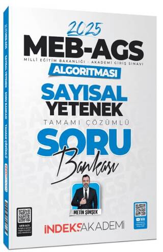 İndeks Akademi 2025 MEB-AGS Algoritması Sayısal Yetenek Soru Bankası Çözümlü - 1