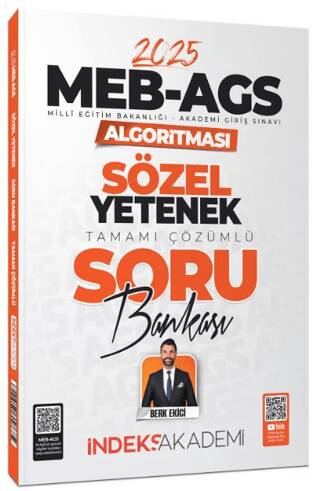 İndeks Akademi 2025 MEB-AGS Algoritması Sözel Yetenek Soru Bankası Çözümlü - 1