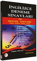 İngilizce Deneme Sınavları ve Destek Testleri - 1