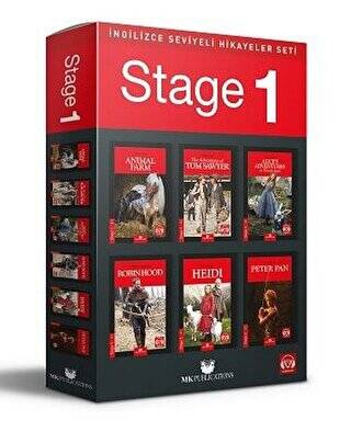 İngilizce Hikaye Seti Stage 1 6 Kitap Takım - 1