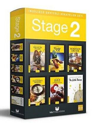 İngilizce Hikaye Seti Stage 2 6 Kitap Takım - 1