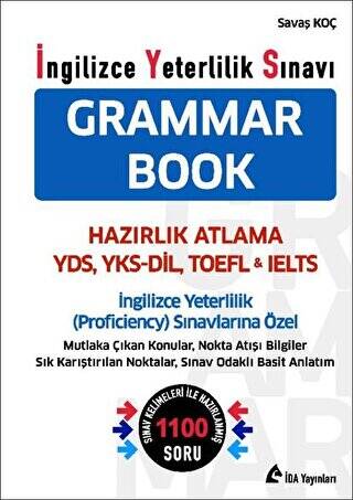 İngilizce Yeterlilik Sınavı Grammar Book - 1