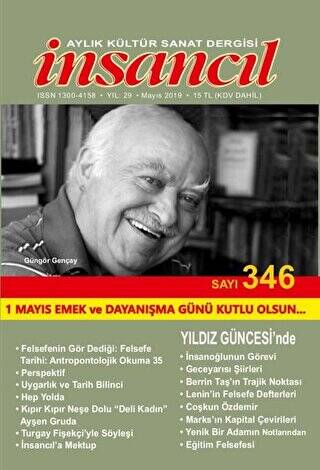 İnsancıl Aylık Kültür Sanat Dergisi Sayı: 346 Mayıs 2019 - 1