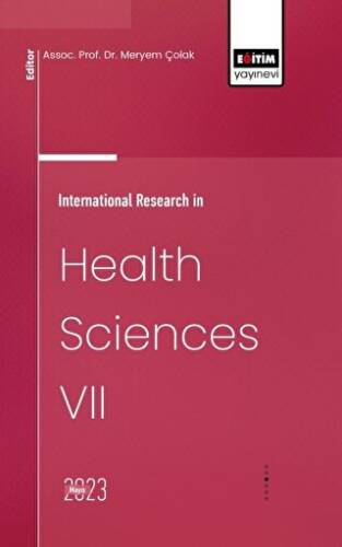 International Research in Health Sciences VII - 1