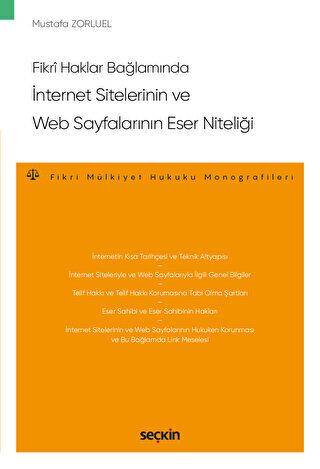 İnternet Sitelerinin ve Web Sayfalarının Eser Niteliği - 1