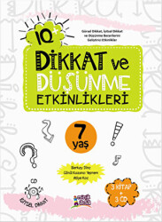 IQ Dikkat ve Düşünme Etkinlikleri 7 Yaş - 3 Kitap + 3 CD - 1