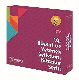 IQ Dikkat ve Yetenek Geliştiren Kitaplar Serisi 3-4 Yaş Level 1-2 6 Kitap Takım - 1