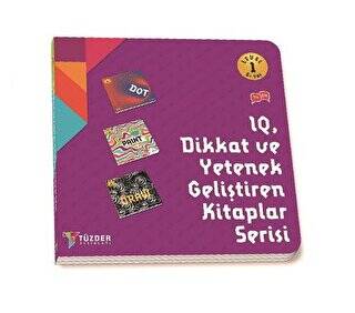 IQ Dİkkat ve Yetenek Geliştiren Kitaplar Serisi Level 1 3 Kitap Takım 5+ Yaş - 1