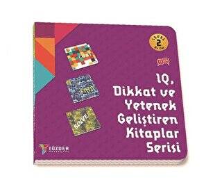 IQ Dİkkat ve Yetenek Geliştiren Kitaplar Serisi Level 2 3 Kitap Takım 5+ Yaş - 1