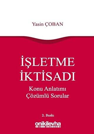 İşletme İktisadı - 1