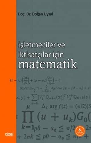 İşletmeciler ve İktisatçılar İçin Matematik - 1