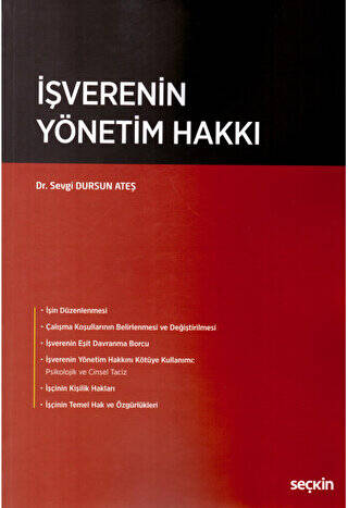 İşverenin Yönetim Hakkı - 1