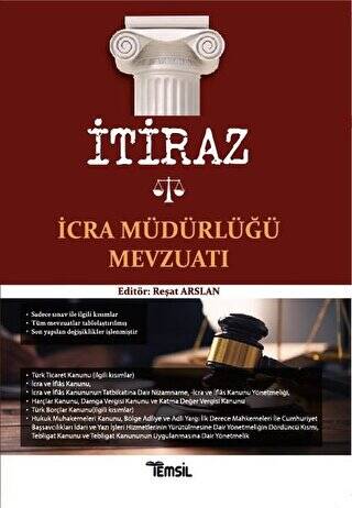 İtiraz İcra Müdürlüğü Mevzuatı - 1