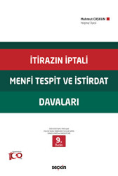 İtirazın İptali– Menfi Tespit– İstirdat Davaları - 1