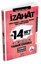 İzahat Vergi Hukuku, Vergi Usul Hukuku, Türk Vergi Sistemi Çıkmış Soru Destekli Tamamı Çözümlü Soru Bankası - 1