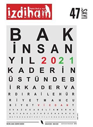 İzdiham Dergisi Sayı: 47 Aralık 2020 - Ocak 2021 - 1