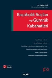 Kaçakçılık Suçları ve Gümrük Kabahatleri - 1