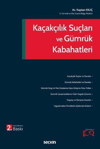 Kaçakçılık Suçları ve Gümrük Kabahatleri - 1