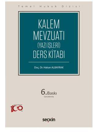 Kalem Mevzuatı Yazı İşleri Ders Kitabı - 1