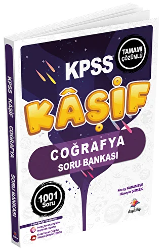 Kaşif KPSS Coğrafya Tamamı Çözümlü 1001 Soru Bankası - 1