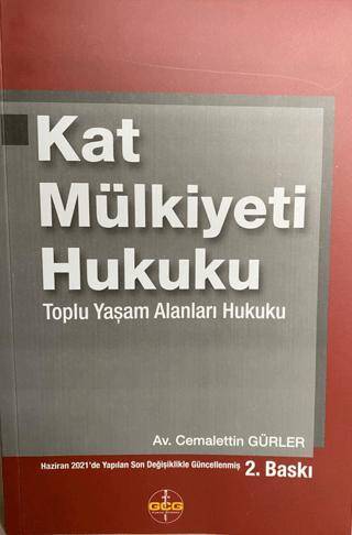 Kat Mülkiyeti Hukuku - Toplu Yaşam Alanları Hukuku - 1