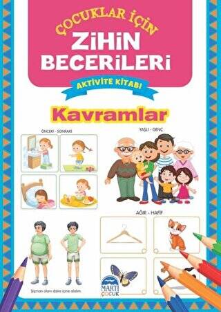 Kavramlar - Çocuklar İçin Zihin Becerileri Aktivite Kitabı - 1