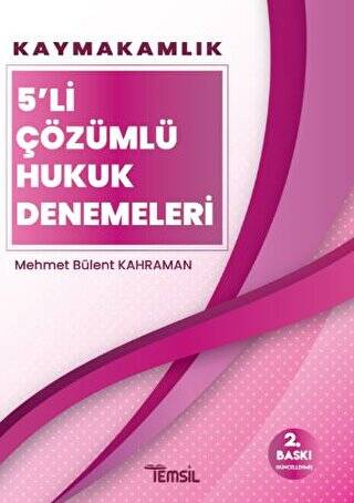 Kaymakamlık 5’li Çözümlü Hukuk Denemeleri - 1