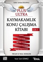 Kaymakamlık Konu Çalışma Kitabı Cilt 1 - Plus Ultra - 1