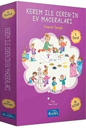 Kerem ile Ceren`in Ev Maceraları Seti - 10 Kitap Takım - 1