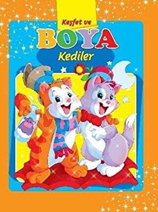 Keşfet ve Boya - Kediler - 1