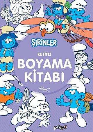 Keyifli Boyama Kitabı - Şirinler - 1