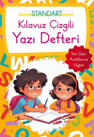 Kılavuz Çizgili Yazı Defteri Küçük Boy - Turuncu - 1