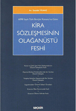 Kira Sözleşmesinin Olağanüstü Feshi - 1