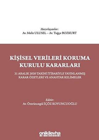 Kişisel Verileri Koruma Kurulu Kararları - 1