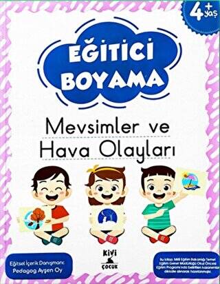 Kivi Eğitici Boyama Mevsimler Ve Hava Olayları - 1