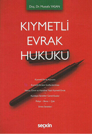 Kıymetli Evrak Hukuku - 1