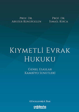 Kıymetli Evrak Hukuku - 1