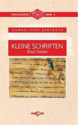 Kleine Schriften Kısa Yazılar - 1