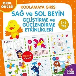 Kodlamaya Giriş Sağ ve Sol Beyin Geliştirme ve Güçlendirme Etkinlikleri - 1