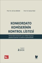 Konkordato Komiserinin Kontrol Listesi - 1