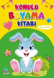 Konulu Boyama Kitabı - Sarı Kitap - 1